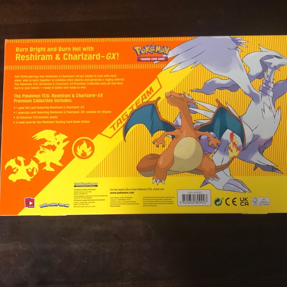 Pokémon Celebrations:Reshiram & Charizard-GX Cards - Picture 2 of 2